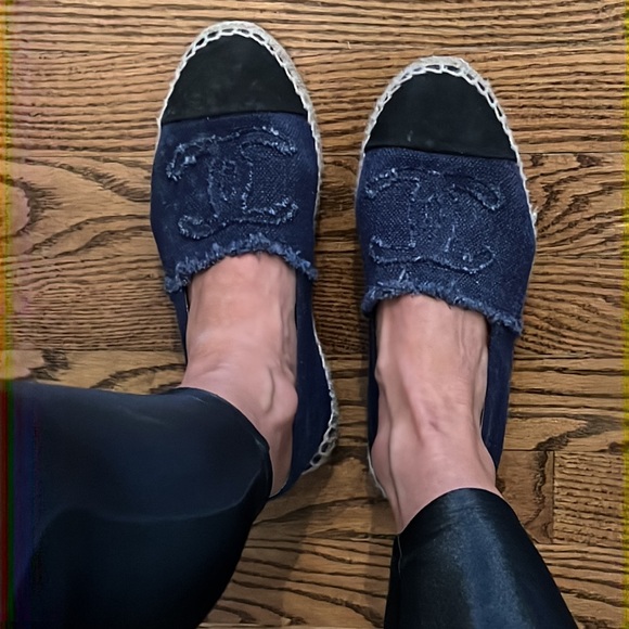Chanel Denim Espadrilles size 38 - Picture 6 of 7